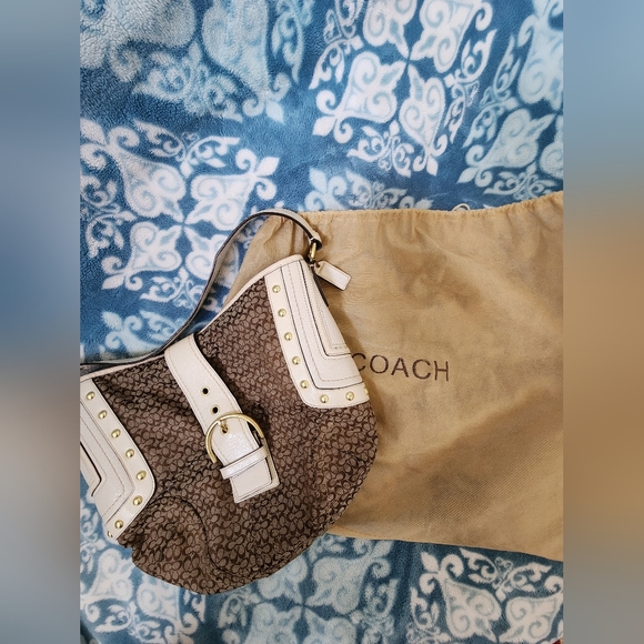 COACH Hobo Shoulder bag Color brown/beige - Picture 2 of 9